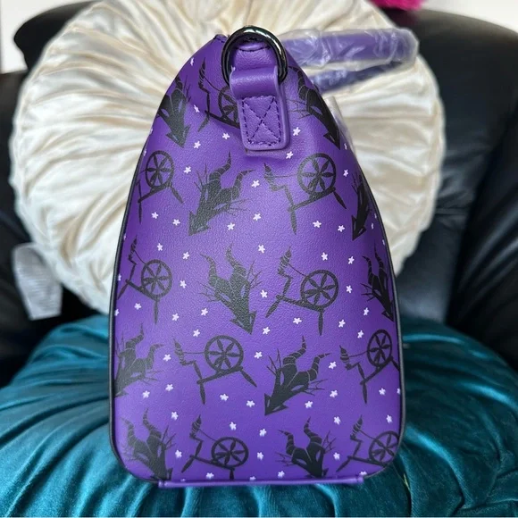 Disney Sleeping Beauty Maleficent Hand Bag and Crossbody Bag: NWT - Picture 8 of 12